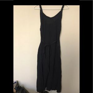 Zara Black Knitted Slip Dress
